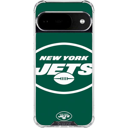 NFL New York Jets Large Logo Google Pixel 10 Clear Case